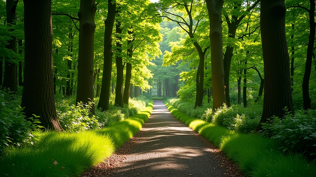 Kinnitty Forest woodland path